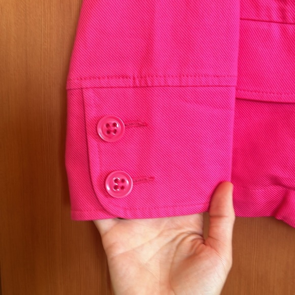 CAbi Bright Pink Cotton Blazer - Picture 8 of 12
